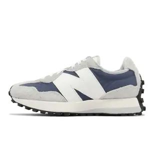 New Balance 休閒鞋 327 男鞋 女鞋 情侶鞋 灰 深藍 麂皮 復古 NB 紐巴倫 MS327CZ-D