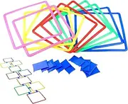 Hopscotchh Ring Game - Outdoor Play Equipment Yard Throwing Games With 10 Rings And 10 Connectors, Colorful Plasticc Rings Set For Kids, Indoor, Outdoor