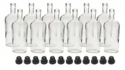 Home Brew Ohio Philadelphia Liquor Bottles and Corks Set of 12