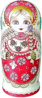 Matryoshka Russian Nesting Dolls Set 15 Pieces Nesting Doll Cute Wooden Handmade Russian Matryoshka Home Room Decoration Christmas Wish Gift Happy Gift
