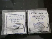 Striper/Drum/Surf Rigs (24)..2 & 3 Oz . Torpedo Weight. 5/0 Bronze Hook Live Eel
