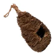 Bird Figurines Home Decor Large Houses for outside Straw Nest Tree Branch