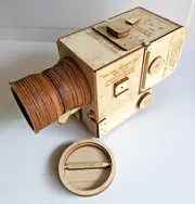 Wooden Hasselblad 500C Moon Data NASA Apollo 11 Model Camera Collectible Replica