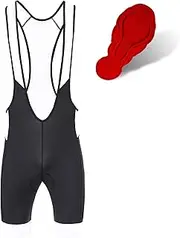 [CGLRybO] Mens Cycling Bib Shorts Comfortable Coolmax Padded Moisture Wicking Bicycle Bibs Pants Road Bike Cycling Shorts Excellent Performance