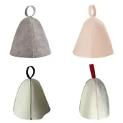 Wool Felt Sauna Hat Russian Banya Bath Showering Heads Hat Decor Protections