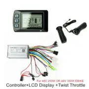 48V 250W 350W ebike Electric Bike LCD Panel Display Speed + Controller+Throttle