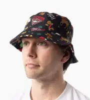 Essendon Bombers AFL Club Logo Xmas Christmas Bucket Hat Cap!