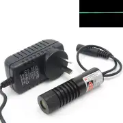 Green Line 520nm 10mW Focusable Generator Laser Diode Module 5V Adapter
