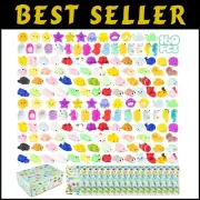 Surprise Kids with 160 Kawaii Mochi Squishy Toys - Perfect for Goodie Bags