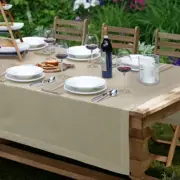 Villeroy & Boch La Classica Oblong 100% Linen Tablecloth Natural Colour 70x146"