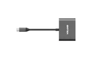 Volans Aluminium 8K USB-C to Dual DisplayPort Male to Male Adapter with MST Dual Monitor (VL-UC2DP)