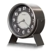 Howard Miller Seevers Charcoal Gray Metal Accent Clock