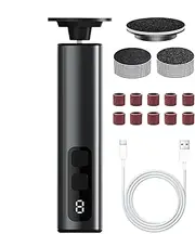 Foot Grinder | Portable Foot Sander Callus Remover - 360 Degree Rotation, Corn Trimmers with Sandpaper Discs for Skin Calluses