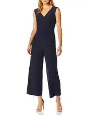 NIC+ZOE 291129 Women's Dive in Jumpsuit, Midnight, Size 10