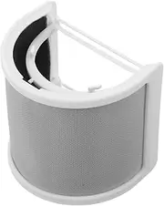 Abaodam Metal Mesh Pop Filter Handheld Microphone Windscreen Foam Cover u Shape Mic Accessory