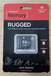 Promaster Professional Rugged 32 GB UDMA7 Compact Flash Card