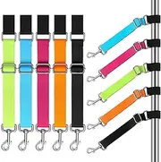 Paterr 5 Pcs Pet Dog Grooming Arm Accessories Extension Strap, Adjustable Grooming Loops Grooming Arm Extender Quick Release Dog Grooming Leash Grooming Loop Extension(Sweet Color)