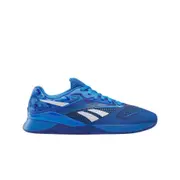 Reebok Nano X4 Kinetic Training Shoes Blue/Moon Lace Closure Mens Footwear