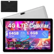 Tablet 10.1 inch Android Tablets, 2025 Cellular Tablets with SIM Card Slot, 4...