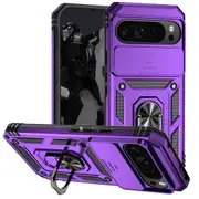 For Google Pixel 9 Pro Case, Camera Shielding Cover, Purple