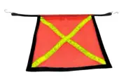 Reflective Safety Flag with 31-Inch Bungee Cord - M-FLAG-TS31-BB-RX