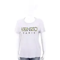 在飛比找Yahoo!奇摩拍賣優惠-Koala海購 KENZO 玫瑰字母設計灰色棉質短袖T恤 1