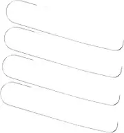 jojofuny 4Pcs Beading Needles Curved Bead Threading Tool for Jewelry Making for Easy Bead Stringing