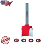 Professional 1-1/4" Mortising Router Bit with Deep Gullets for Fast Chip Removal