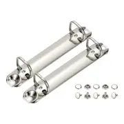 B7 2 Hole Ring Binder Mechanisms, 2 Set 0.63" D Ring Binder Planner, 20mm Silver