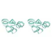 2 x 8pc Wiltshire Creative Shaped Cookie Dough/Biscuit/Fruit Mould Cutters