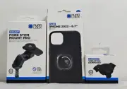QUAD LOCK KIT iPHONE 14+ 6.7" Case, Dampener, FORK STEM Mount Pro *EXPRESS*