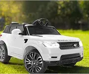 MAZAM Kids Ride On Car with Remote Control, Kids Ride On Toys with Safety Belt, Door Safety Lock, Headlights & Taillights, Battery Indicator, MP3, Up to 2 Hours per Full Charge, White