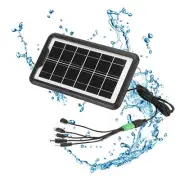 Small Solar Panel Charger 5-Port Design Portable Outdoor Solar Panel for Hiking