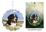 Bernese Mountain Dog Wind Spinner