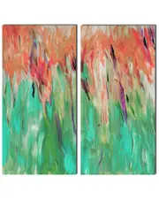 Ready2HangArt Bueno Exchange XXIV 2pc Wrapped Canvas Wall Art by Tristan Scott
