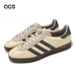 ADIDAS 休閒鞋 GAZELLE INDOOR 男鞋 女鞋 卡其 綠 皮革 情侶鞋 愛迪達 JI2584