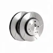 2x Front Brembo Slotted Disc Brake Rotors for Zhonghua H530 V5 1.5L 1.6L