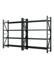 [Giantz] Garage Shelving Warehouse Rack 4M x 2.4M in Black