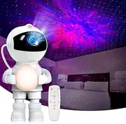 Astronaut Galaxy Star Projector Night Light - Astronaut Space Projector LED Lamp with Timer and Remote, Starry Nebula Ceiling Projection, Aesthetic Room Decor for Gaming Room, Home Theater