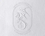Dragon Book Embosser | Ex Libris Book Stamp | Custom Book Embosser | Custom Library Stamp | Personalised Book Embosser | Dragon Theme Gift | Fantasy Theme Gift