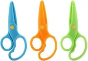 3Pcs Pre-School Training Scissors Children Safety Scissors Safety Scissors Art