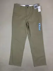 Dockers Pants Mens 32x32 Khaki Straight Fit Flat Front Standard Chino Pant NWT