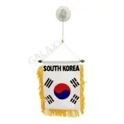 South Korea Flag Mini Banner / Double Sided Mini Korea Car Window Flag
