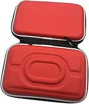 Protective Case Hard Case Carry Cover Bag Pouch Hard Storage Bag with Wrist Strap for Nintendo Gameboy Advance GBA Gameboy Color GBC Red