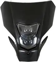 Pizgear Motorcycle Light Headlight Headlamp Head Lamp Light, for CRF450L CRF450XR CRF 450L 450XR 2019 2020 Dirt Bike Motorcycle Headlight Assembly
