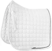 Jackson 584841 584841 Horse Saddle Pad Crystal Dressage Saddle Pad Crystal White Full Dressage [Parallel Import]