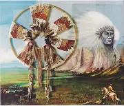 Woven Dreamcatcher Pattern in Fiber Arts with Maxi-Cord Weaving Macrame Book