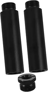 POPETPOP 1 set Microphone Stand Extension Alloy Extension Rod with Adapter for Desk Stands Compact Lightweight Easy Installation