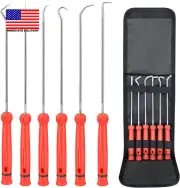 Pick and Hook Set, 6 PCS Automotive Tools for Car Oil Seal/O-Ring Seal Mechanic