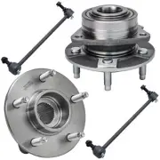 Front Wheel Hub Bearing + Sway Bar for Chevy Equinox Torrent Saturn Vue NO ABS